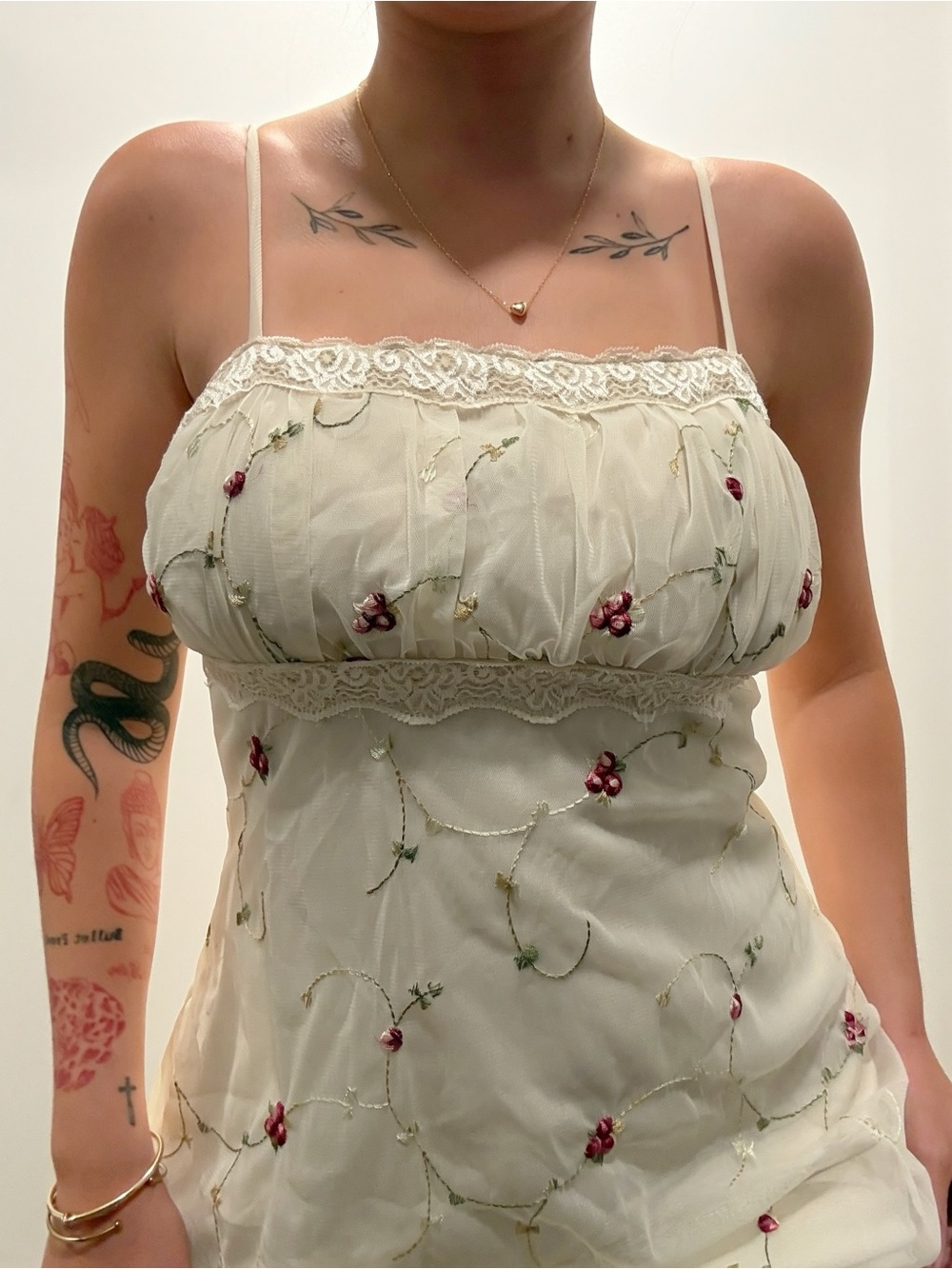 Floral y2k fairy Jessica Simpson mini dress - Picture 6 of 6